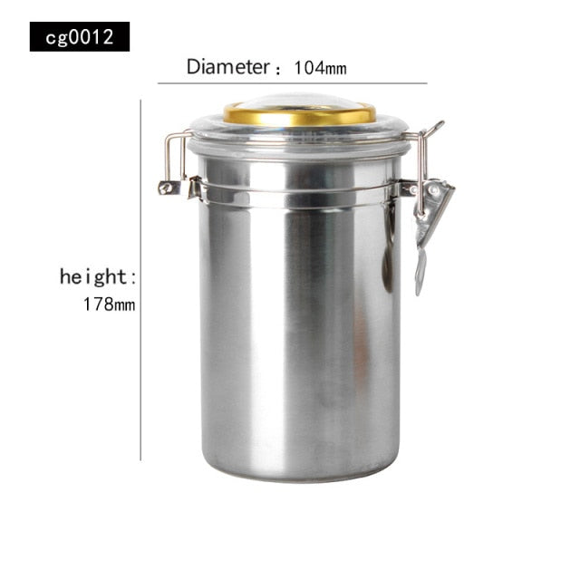 MUXIANG Tobacco Humidor Humidifier Cigar Humidor Jar Tobacco Pipes Smoking Accessories Humidor Box Travel Stainless Steel Gift