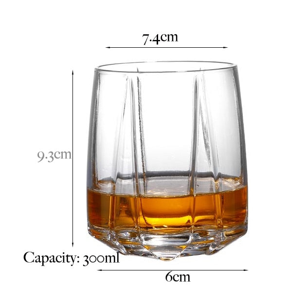 Whiskey Glasses,Scotch Glasses,Old Fashioned Whiskey Glasses/Perfect Gift for Scotch Lovers/Style Glassware for Bourbon/Rum